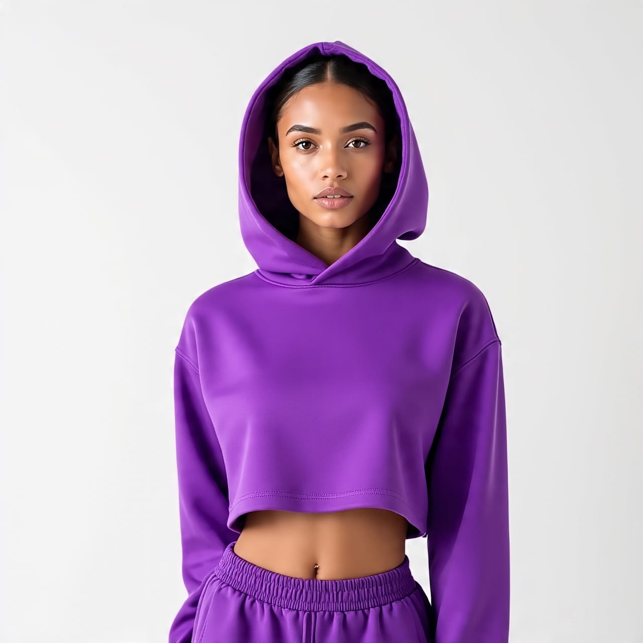 Blunt Cropped Women’s Hoodie