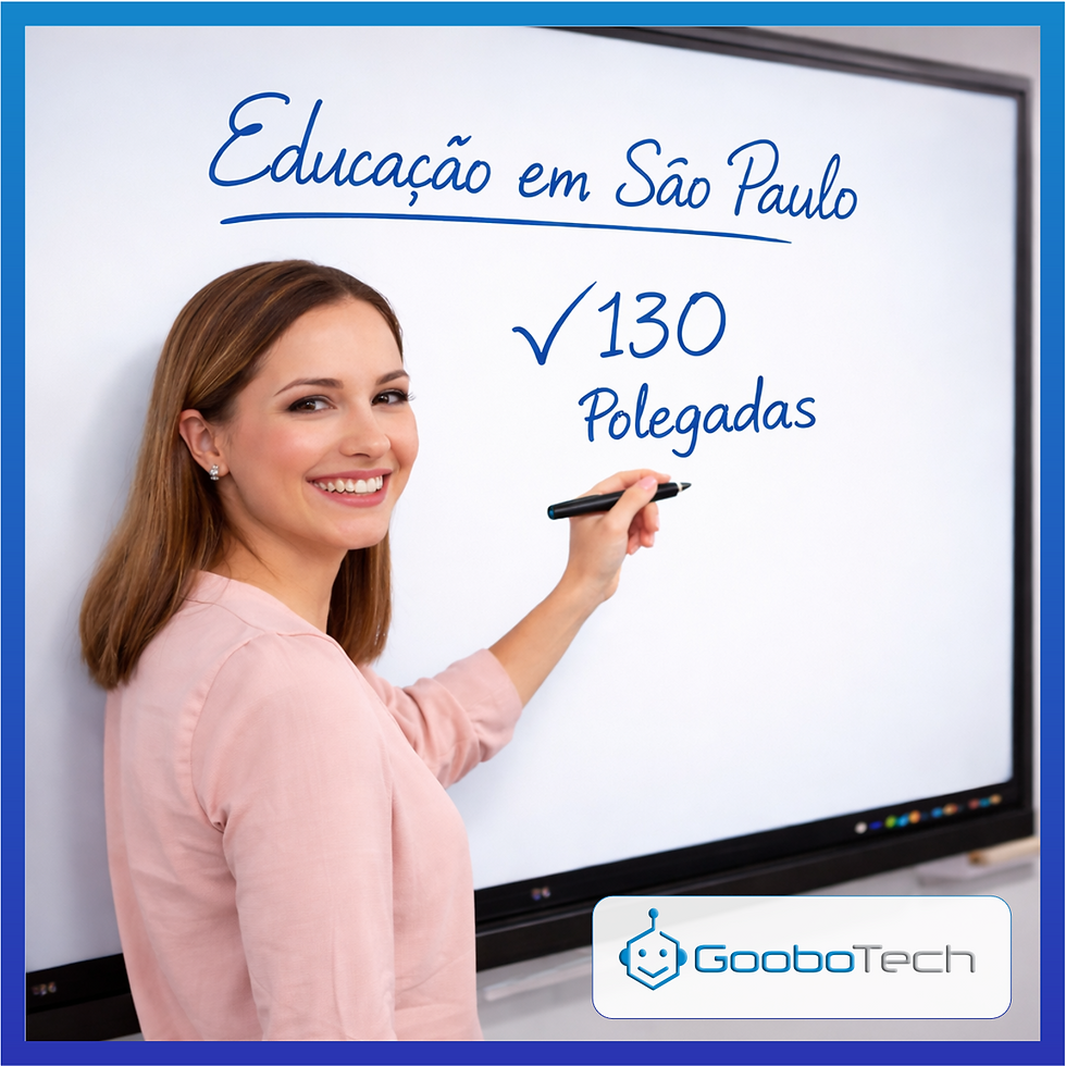 maior tela interativa