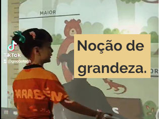 Educação Infantil: Noção de grandeza.