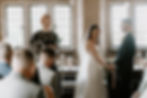 Meg Senior Ceremonies | Why celebrant weddings are so fun | A couple and their celebrant at Hooton Pagnell Hall with huge smiles during a ceremony