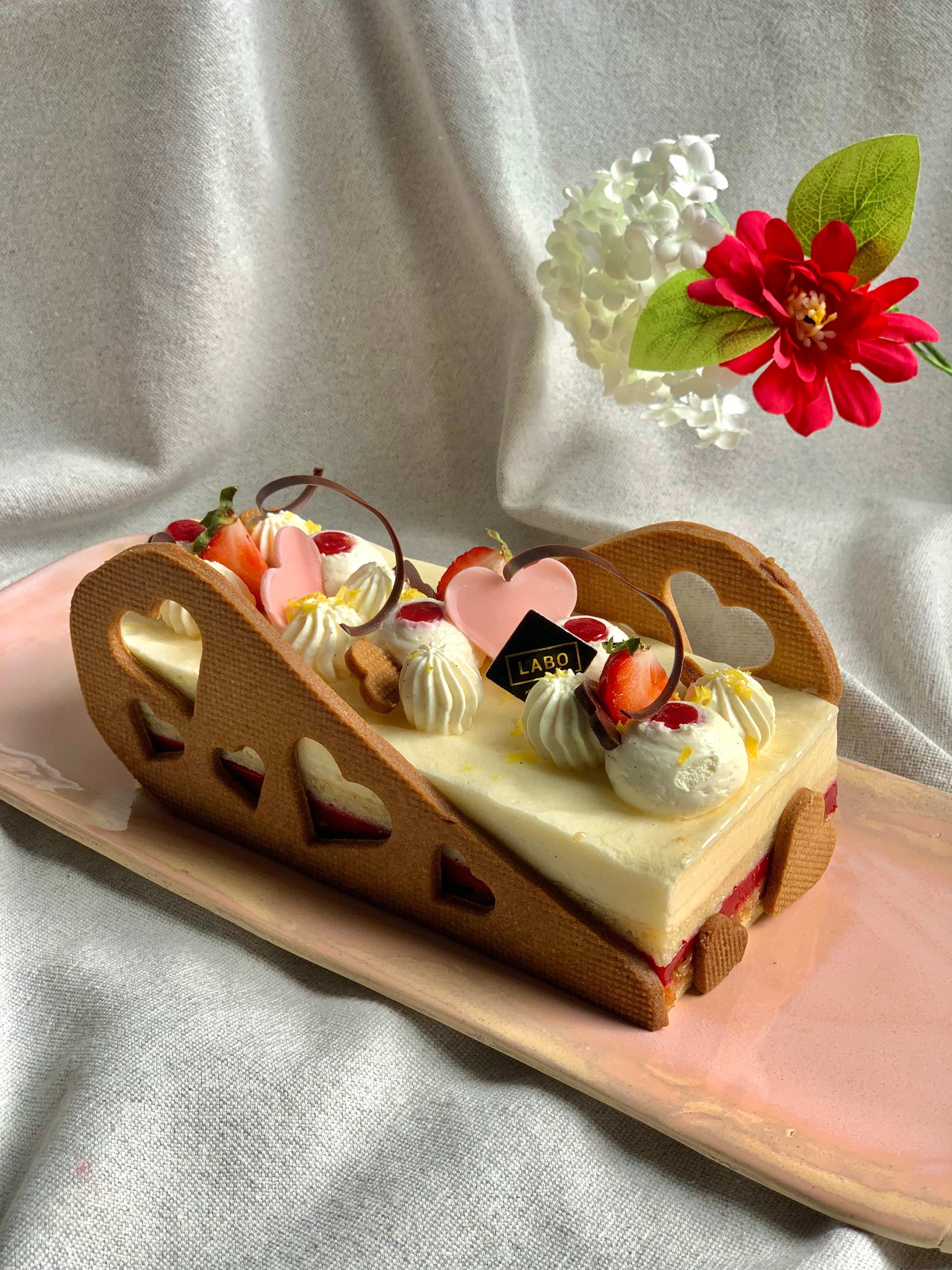 Entremets Fête des Mères - Citron et Framboise