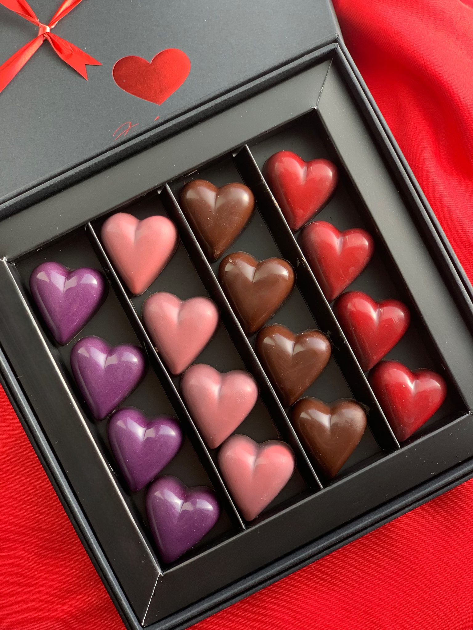 Bonbons Cœur - Assortiment de chocolats