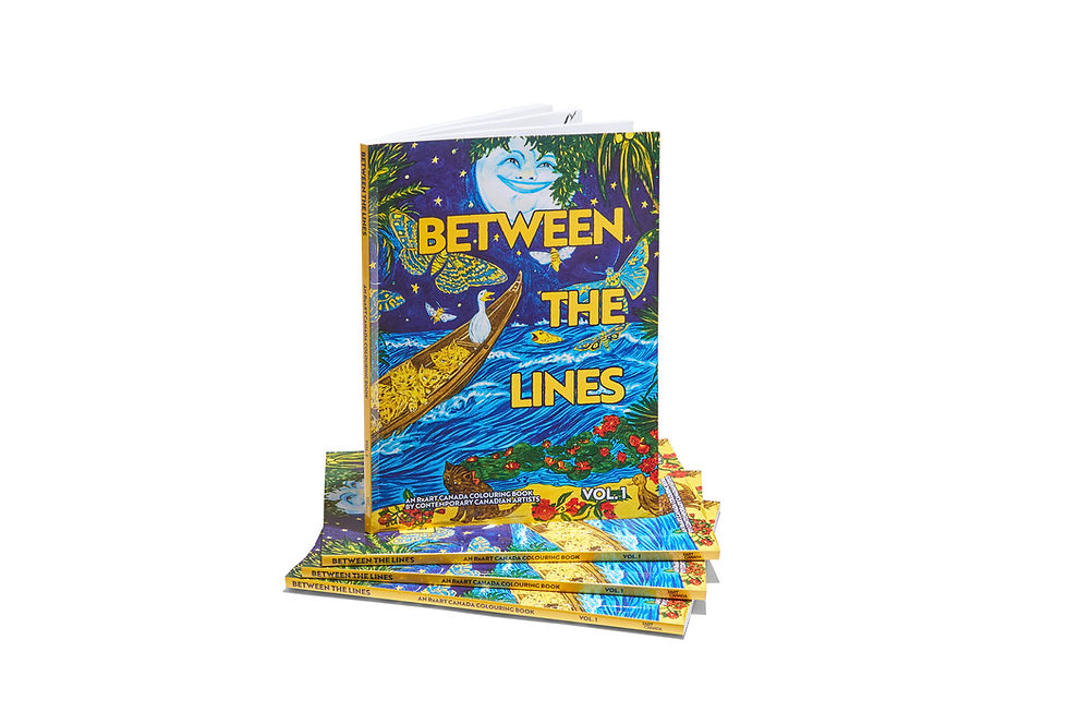 Between The Lines: An RxART Canada Colouring Book Volume 1