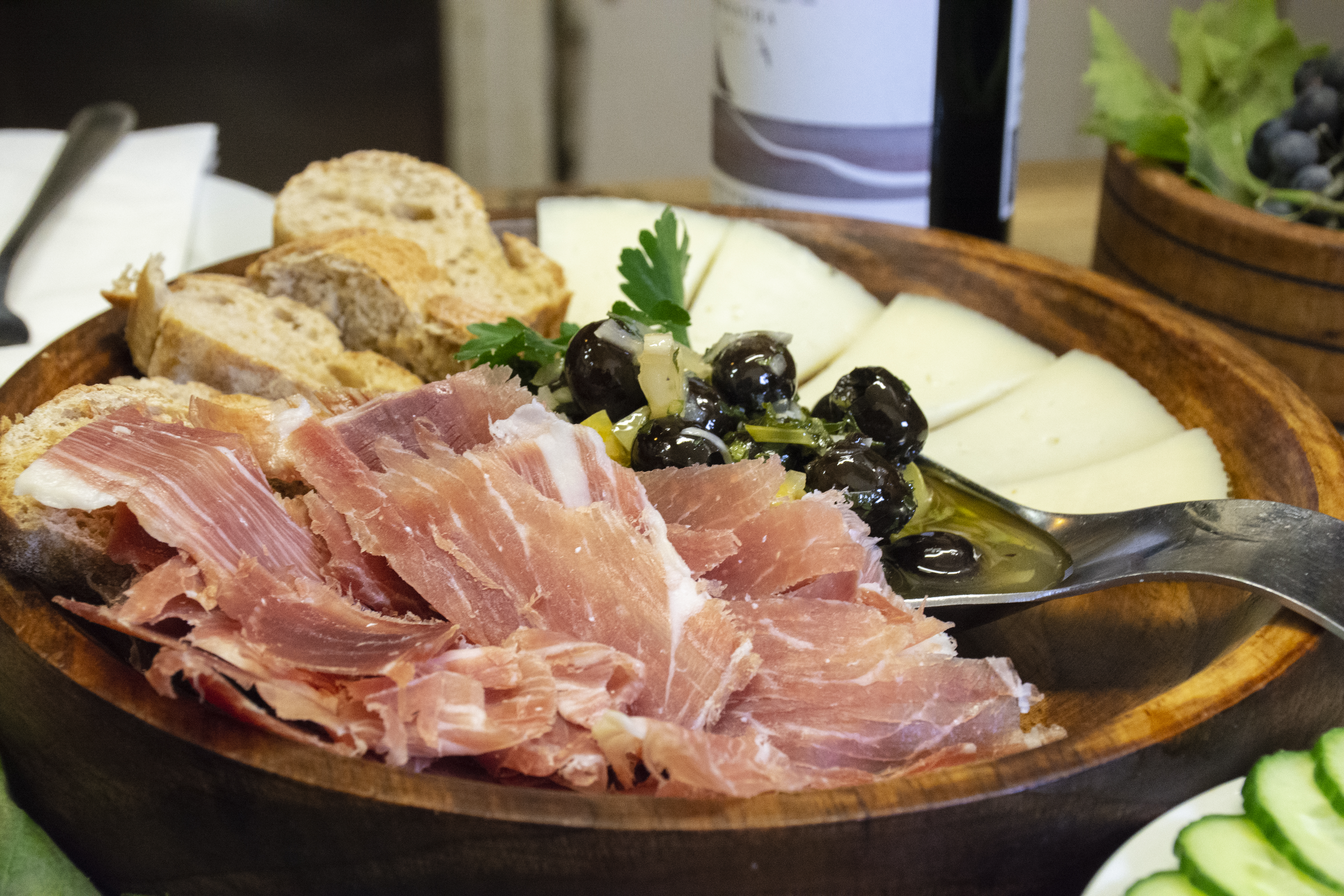 Arranged Food and Objects