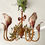 Thumbnail: SOLD Vintage Italian Toleware Calla Lily Chandelier