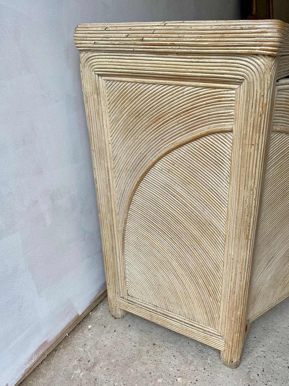 Thumbnail: SOLD Vintage pencil reed sideboard