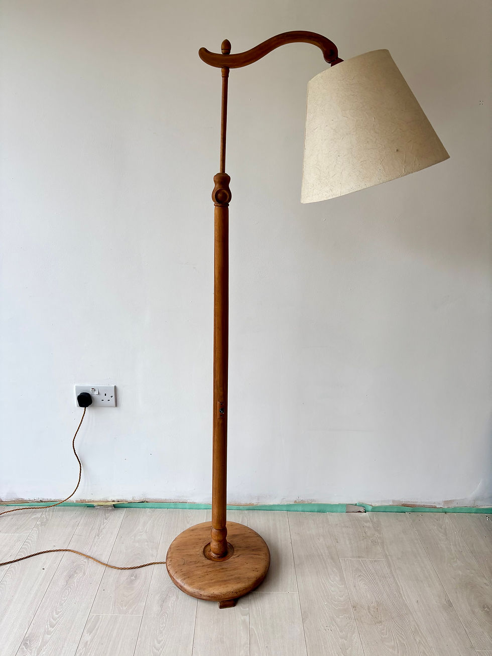 Thumbnail: Mid-Century French Oak Floor Lamp