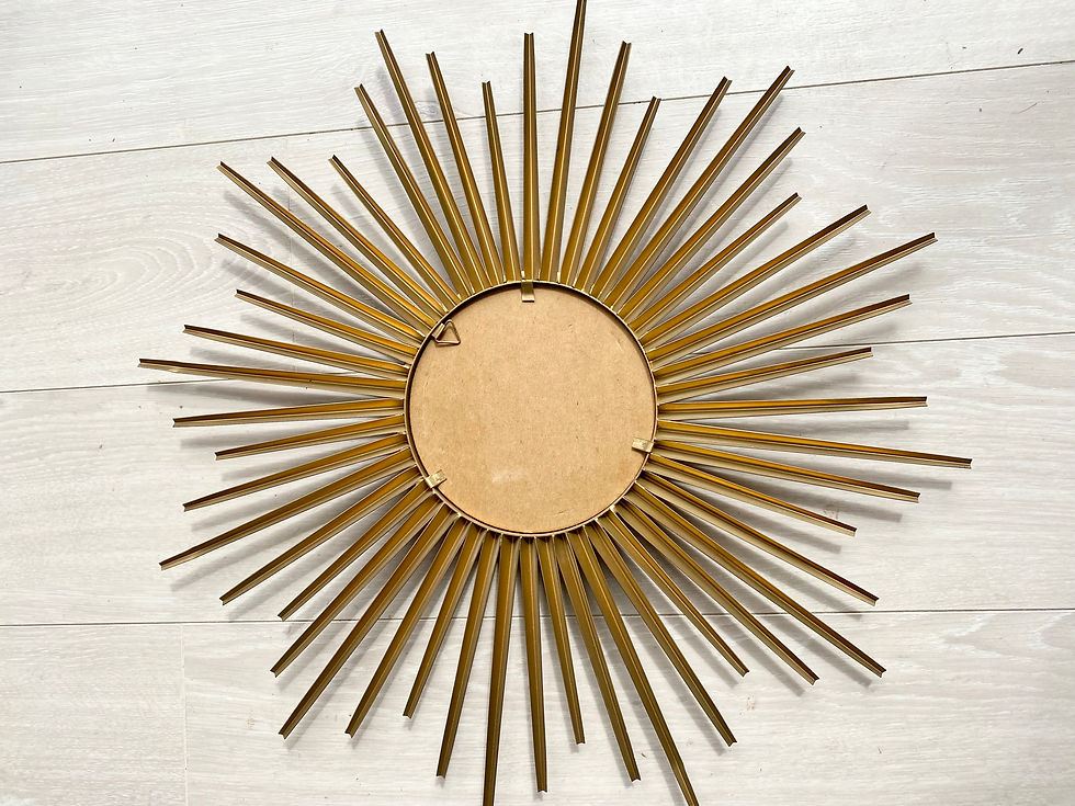 Thumbnail: SOLD Vintage Chaty Vallauris Sunburst Mirror ref 6680
