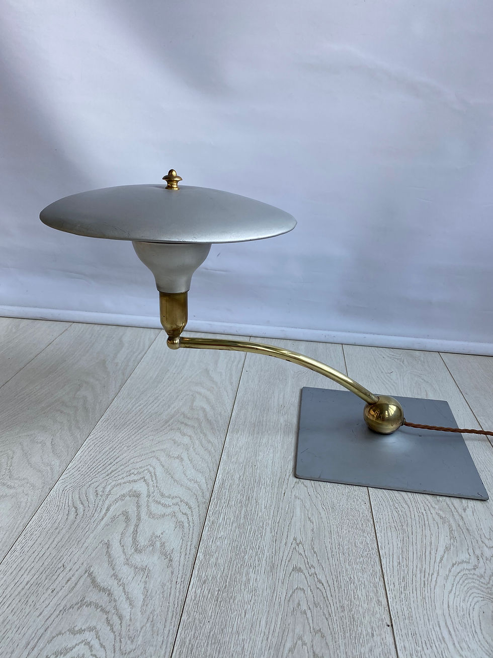 SOLD Mid century M G Wheeler Lamp, Sight light Lamp