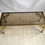 Thumbnail: SOLD Vintage brass and glass coffee table (ref 2538)