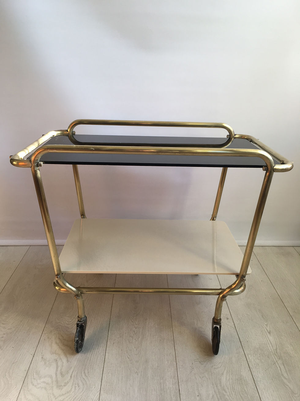 Thumbnail: SOLD Mid century French drinks trolley