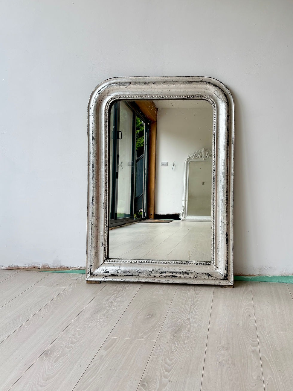 Silver Antique French Louis Mirror ref 5505