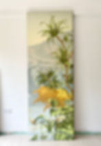 Thumbnail: SOLD Painted Heron Panel