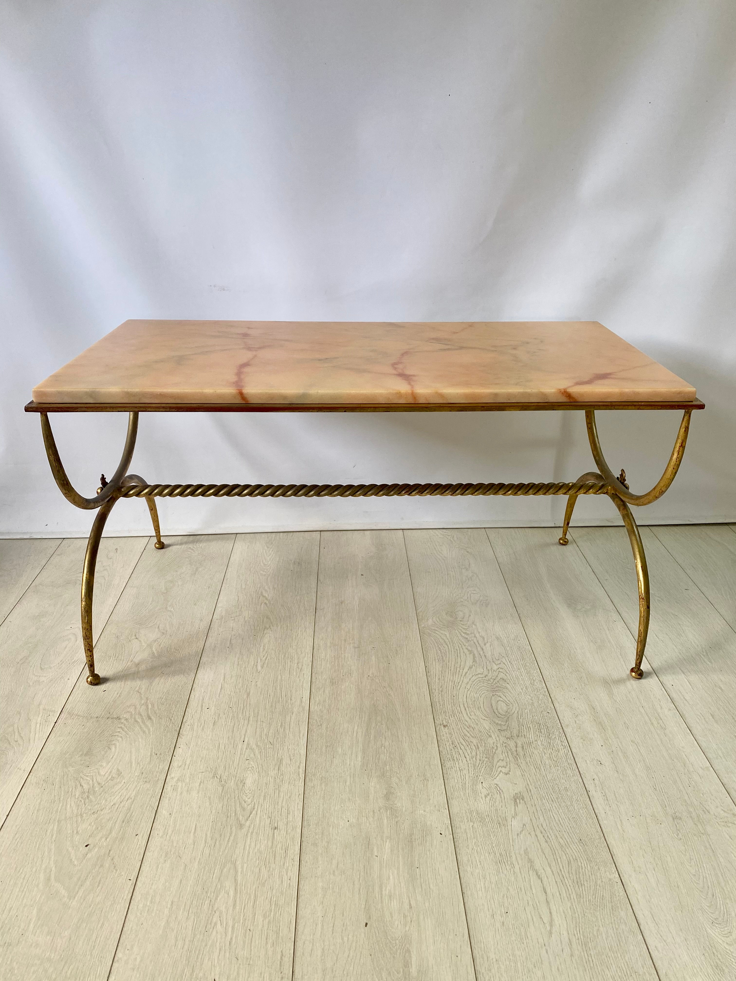 SOLD Vintage Italian marble coffee table ref 5140