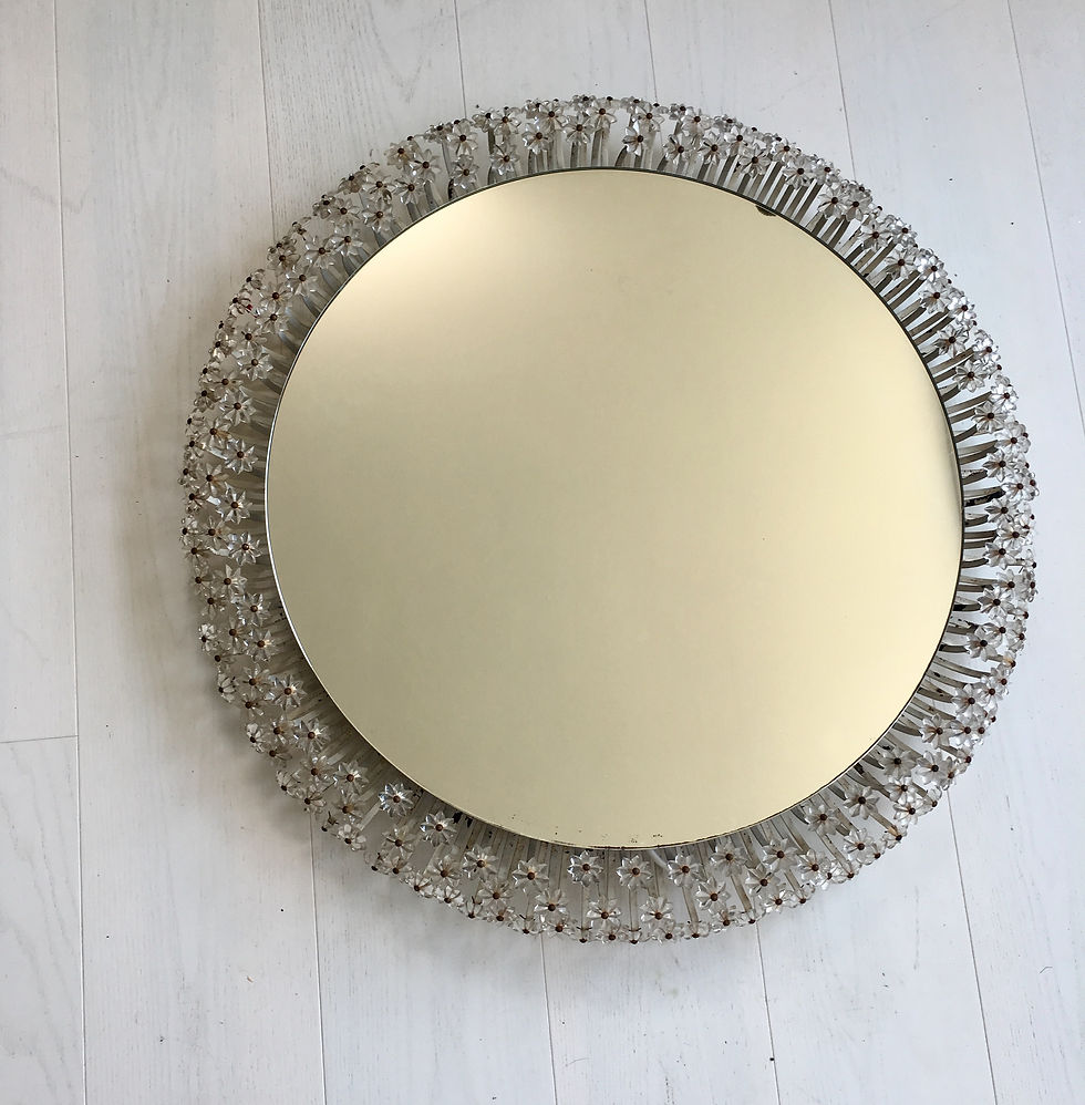 SOLD FLORAL BACKLIT LIGHT BY EMIL STEJNAR