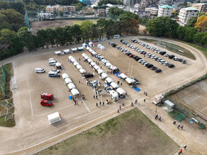 令和７年度松戸市防災フェアの空撮を担当しました。
