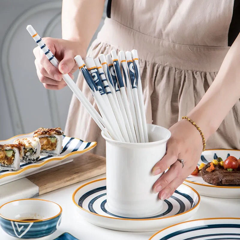 Thumbnail: Ceramic Japanese Style Chopsticks