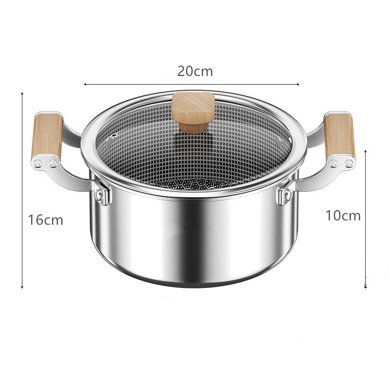 縮圖：316L Stainless Steel Honeycomb Soup Pot