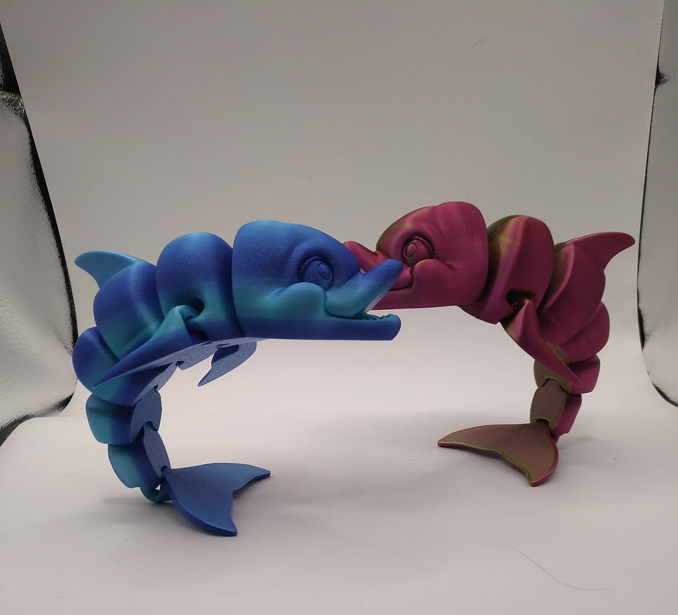 Sīktēls: Articulated Dolphin