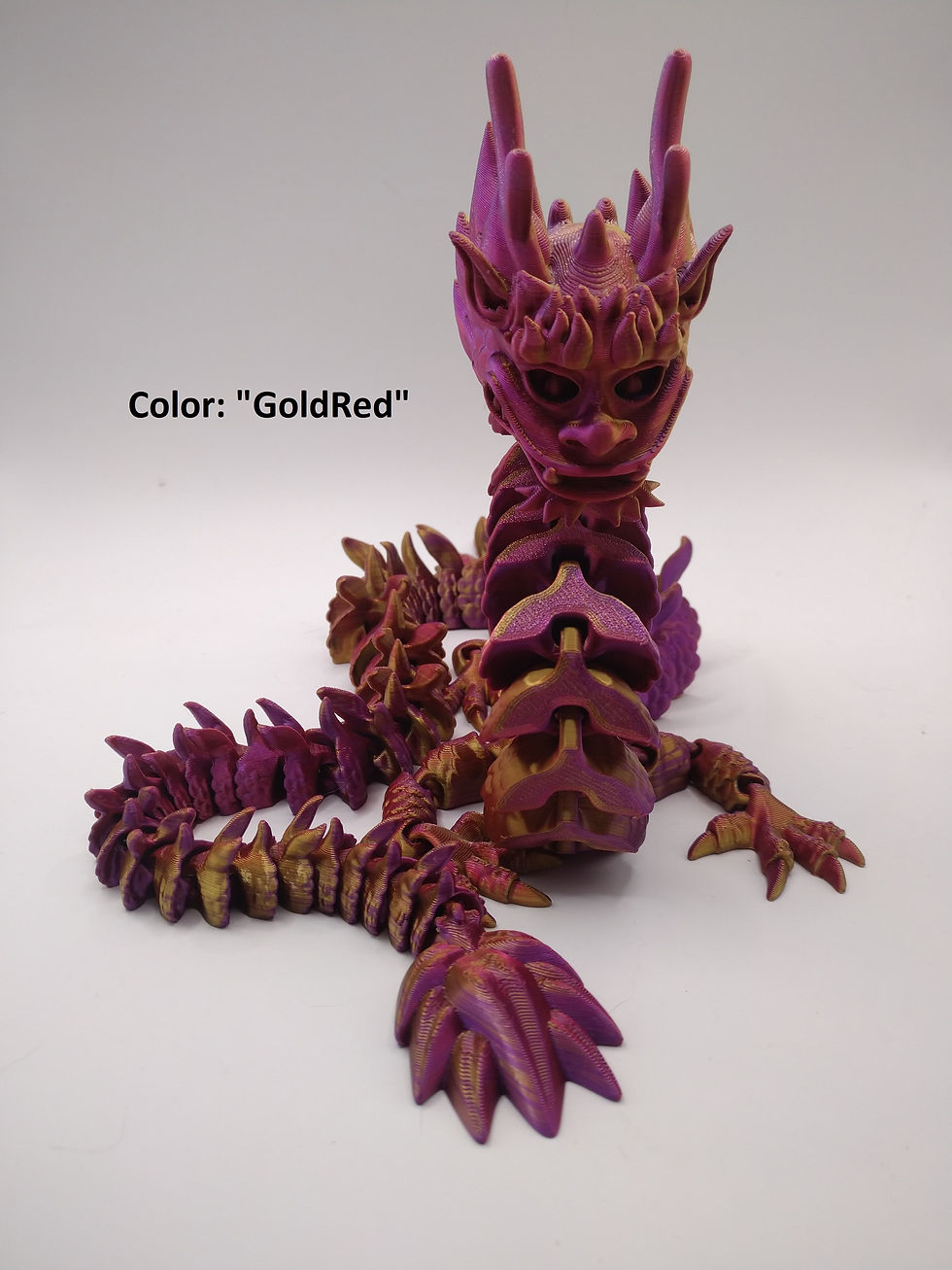 Sīktēls: Articulated Maxi Dragon xL (82x18x18cm)
