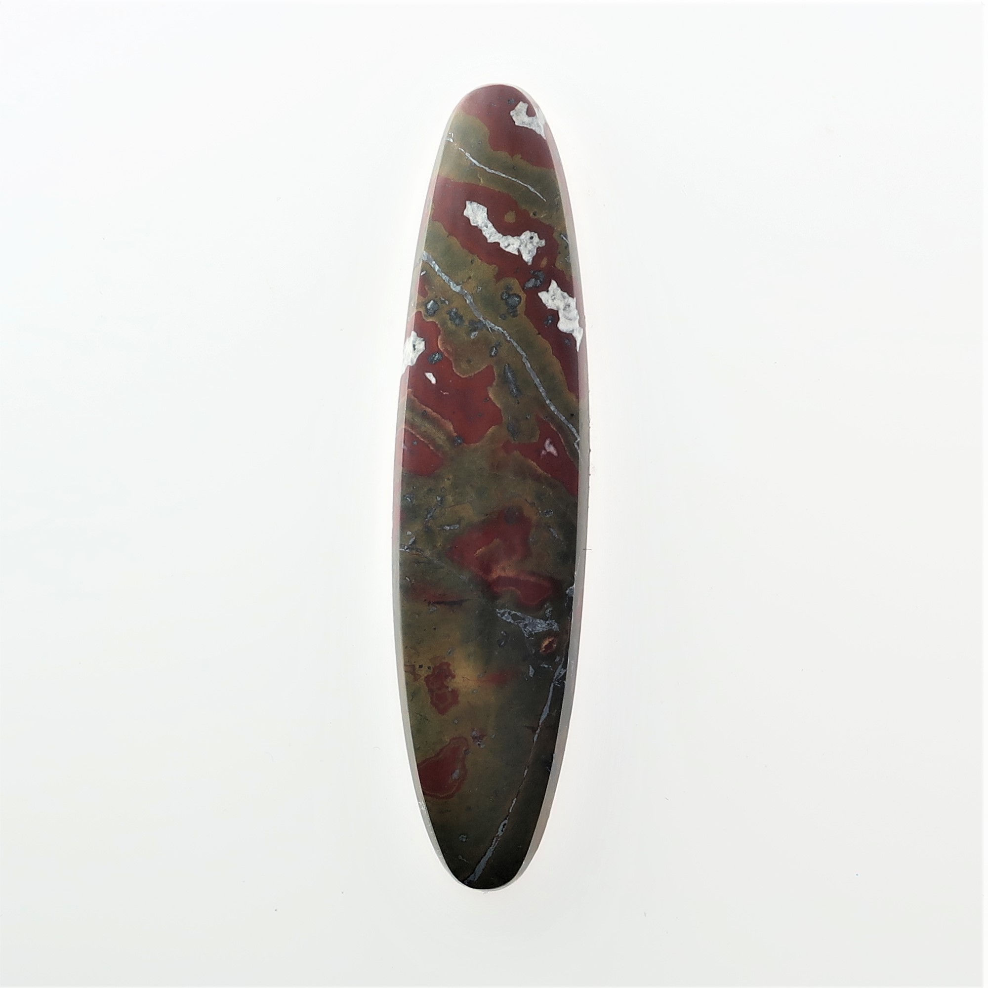 RGB: 38 (SBBT) Red Green Blanket Jasper, 1 pc