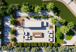 Front Yard Landscaping Render for California Homes