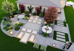 Low-Water Landscape Concept for LA Front Yards