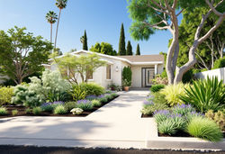 3D Backyard Landscape Design for Los Angeles Homes