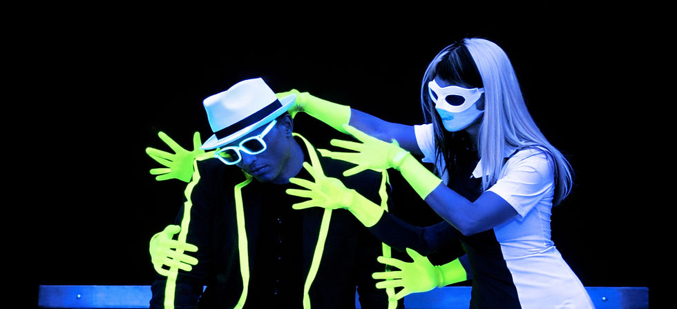 Summer season at the HILT black light theater in Prague 2026