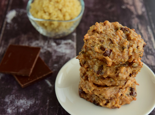 Galletas de quinoa y chips de chocolate