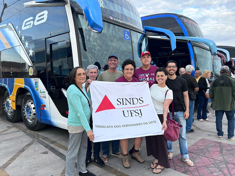 SINDS-UFSJ PRESENTE NA MARCHA NACIONAL DOS SERVIÇOS PÚBLICOS