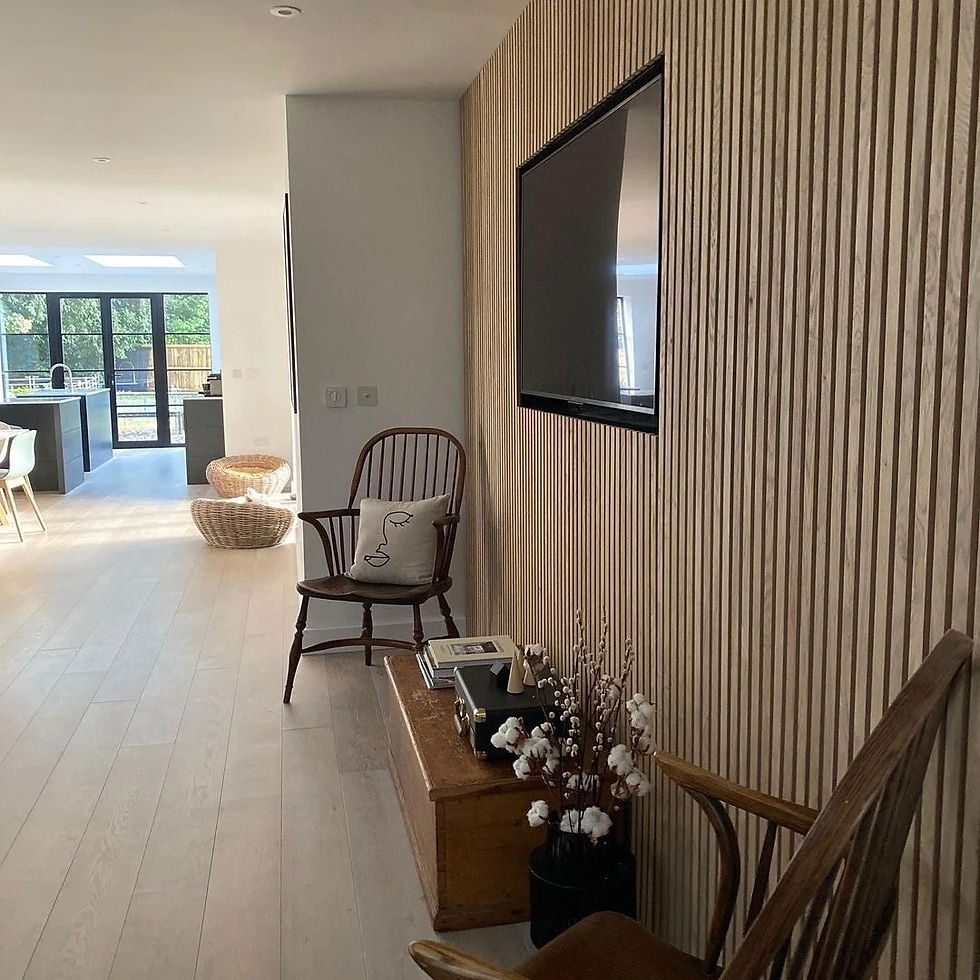 Thumbnail: Panels Slat Wood Wall Panel High Density Acoustic Polyester