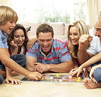 Juego de mesa de la familia