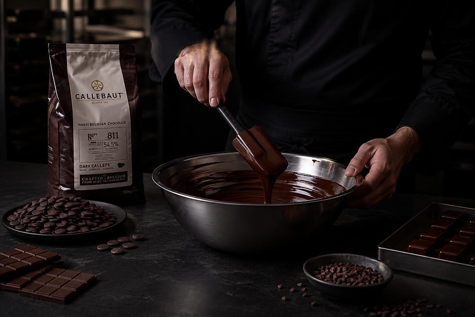 Premium couverture chocolate brands supplied by Tempesto in South Africa