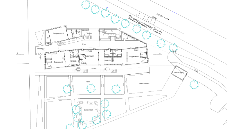 Grundriss Erdgeschoß