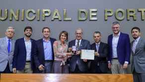 Comenda Porto do Sol é concedida à Associação dos Empresários do Bairro Humaitá e Navegantes