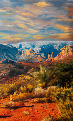 Quiet Sunset III 24 x 36