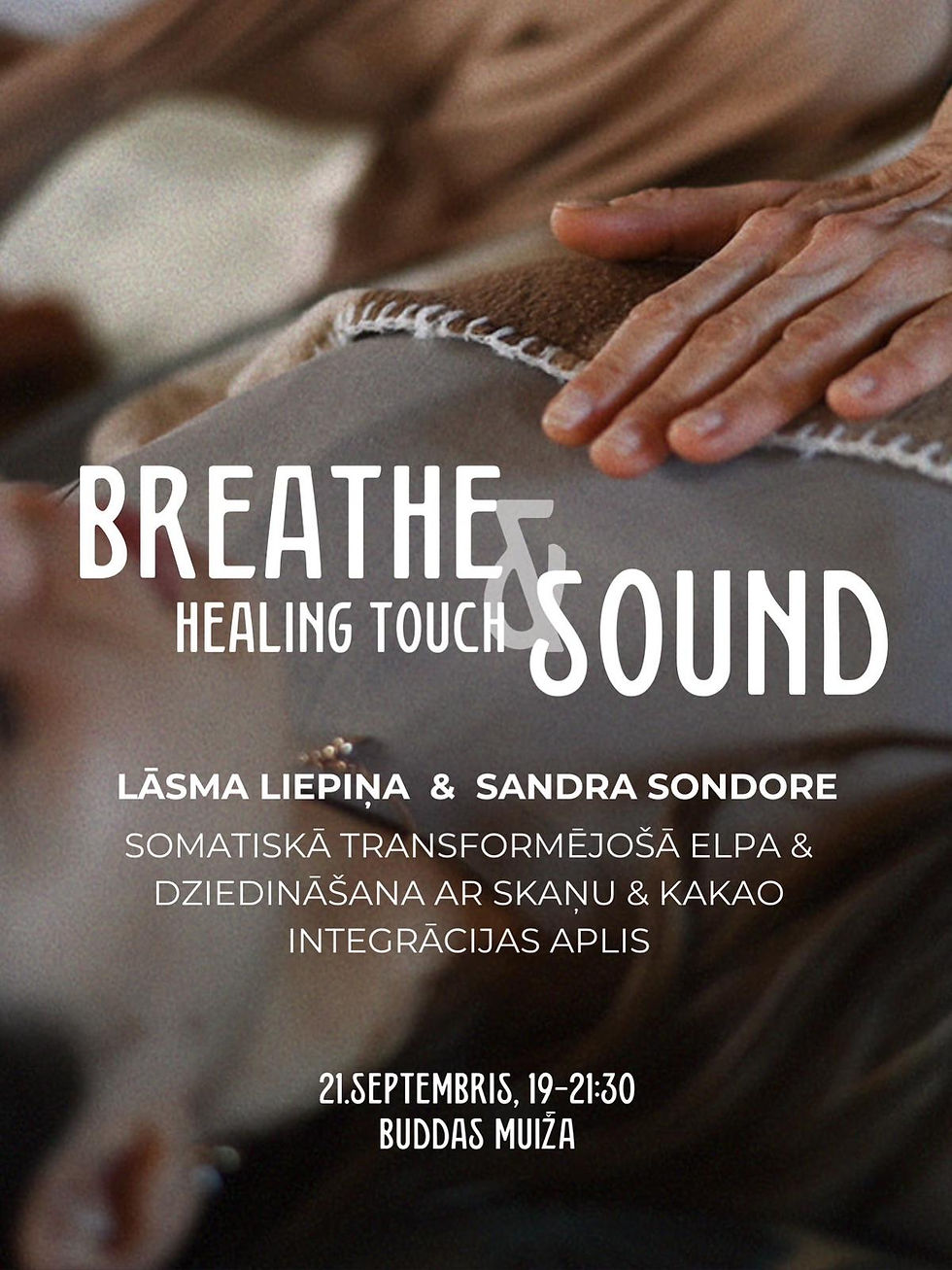 TRANSFORMĒJOŠĀ ELPA, DZIEDINĀŠANA ar PIESKĀRIENU un SKAŅU