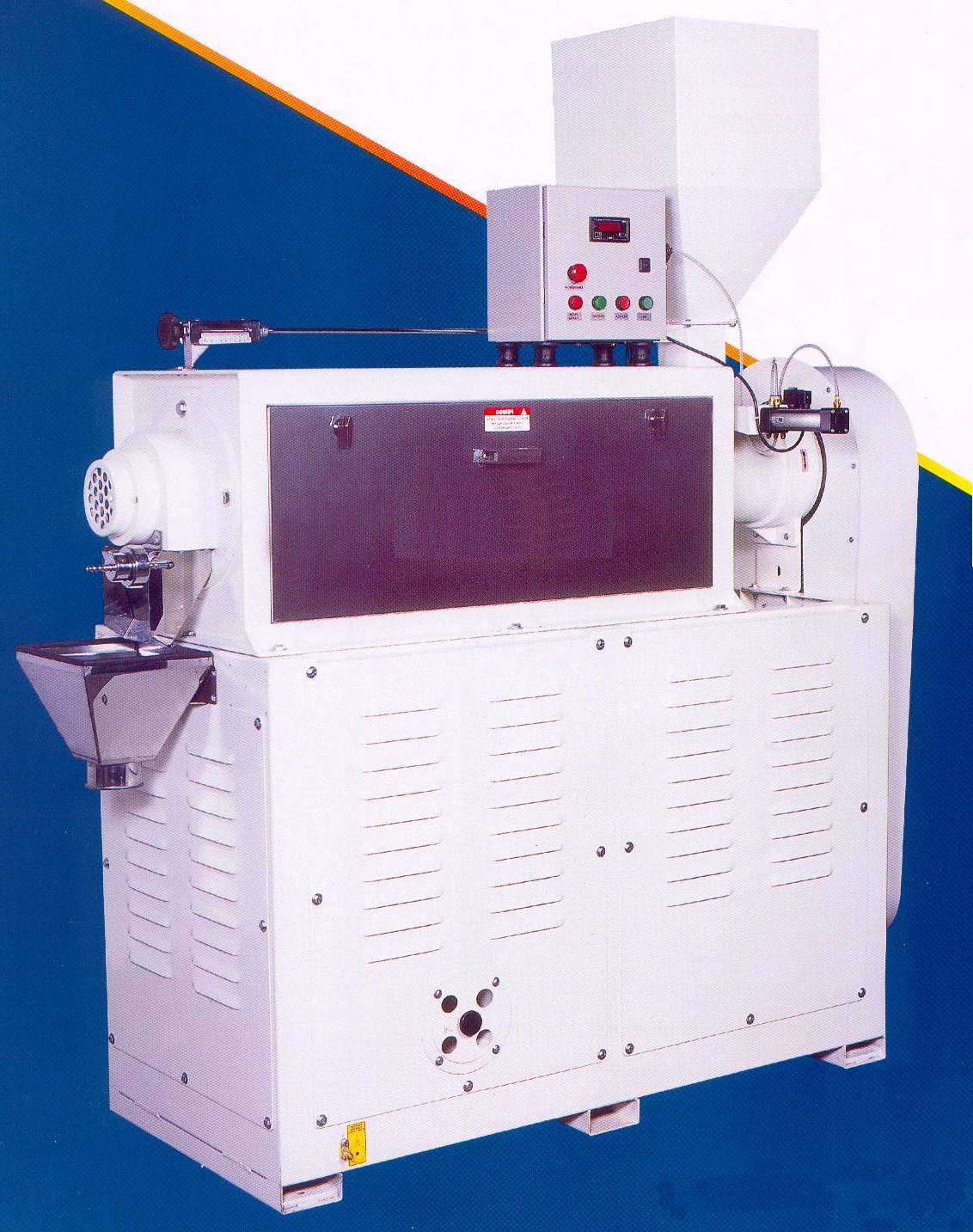Maize degerminator detail view