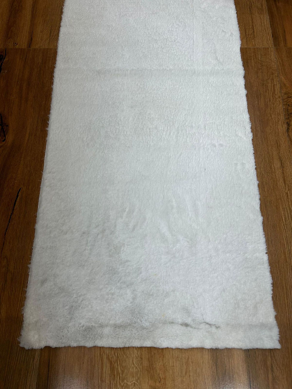 White Bedside Runner