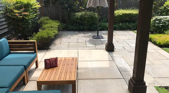 Patio Area Installation After