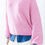 Thumbnail: Sweater in Pink with White Stripes.