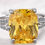 Thumbnail: Citrine Rectangle Ring.