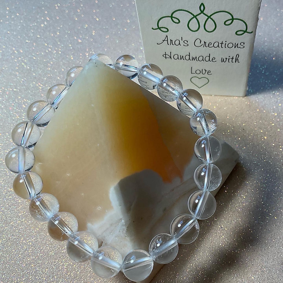 Clear Quartz Bracelet.