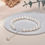 Thumbnail: Freshwater Pearls Bracelet (Silver).