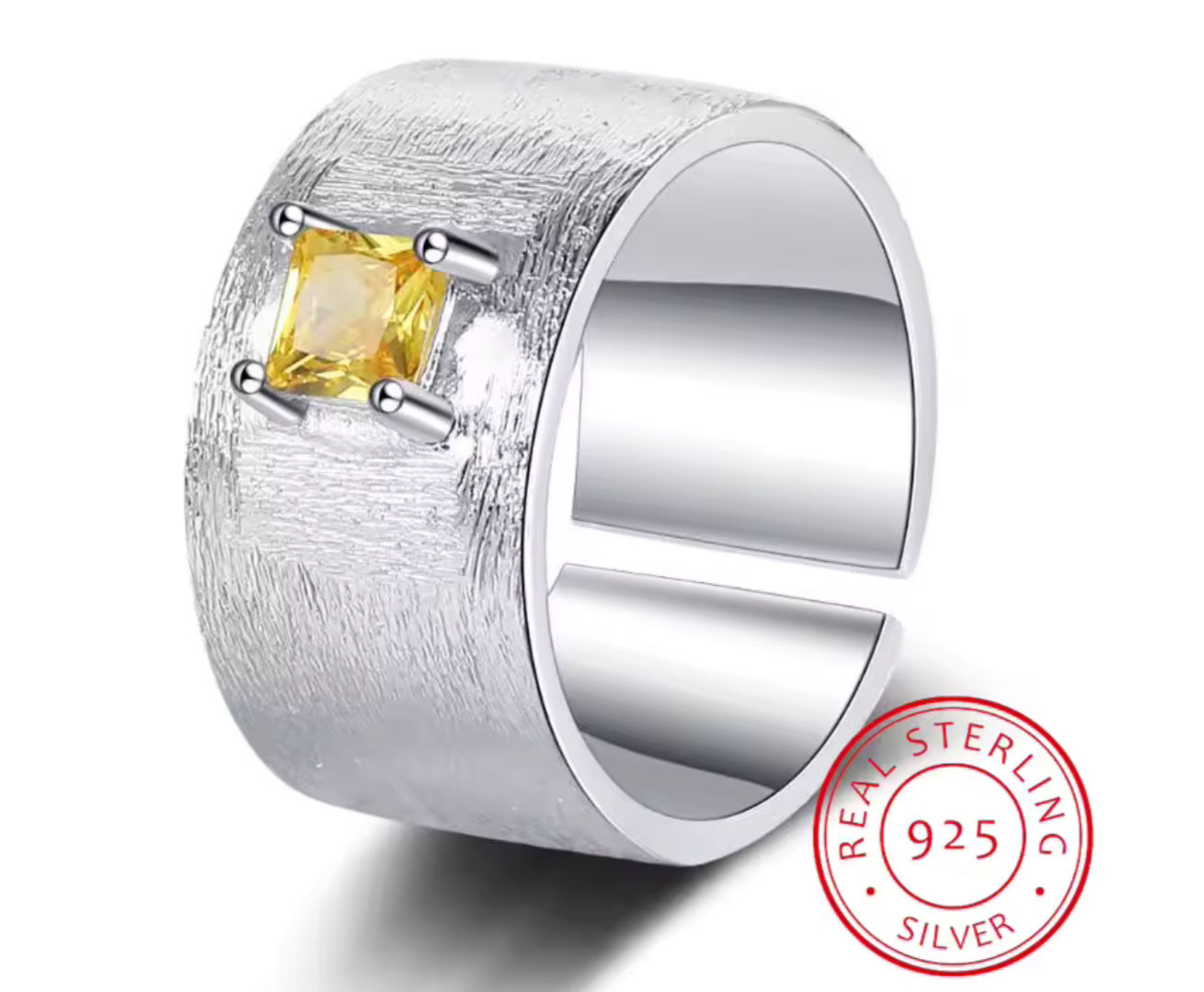 Citrine Fashion Ring.