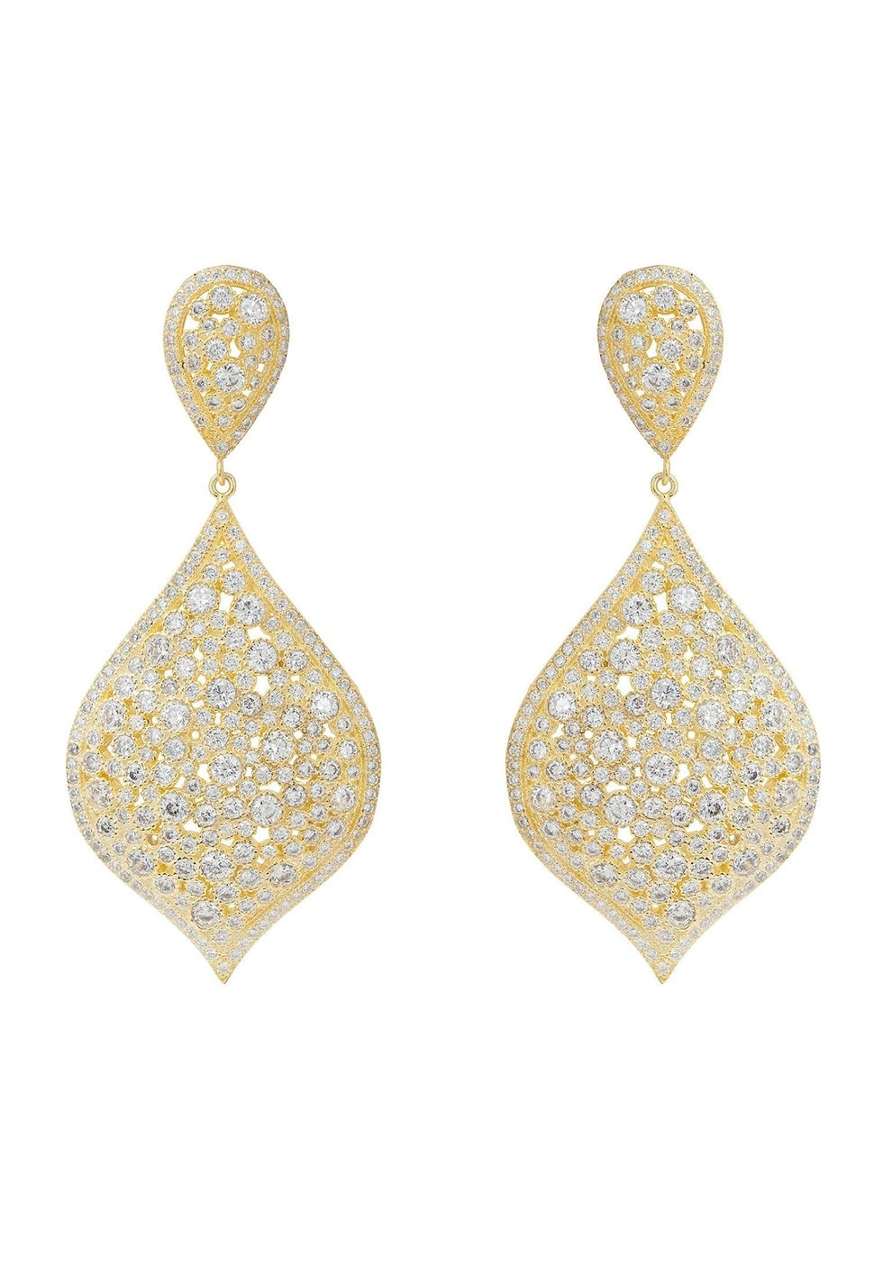Arabian Nights Gold Earrings.