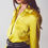 Thumbnail: Satin Blouse in Lime Green.