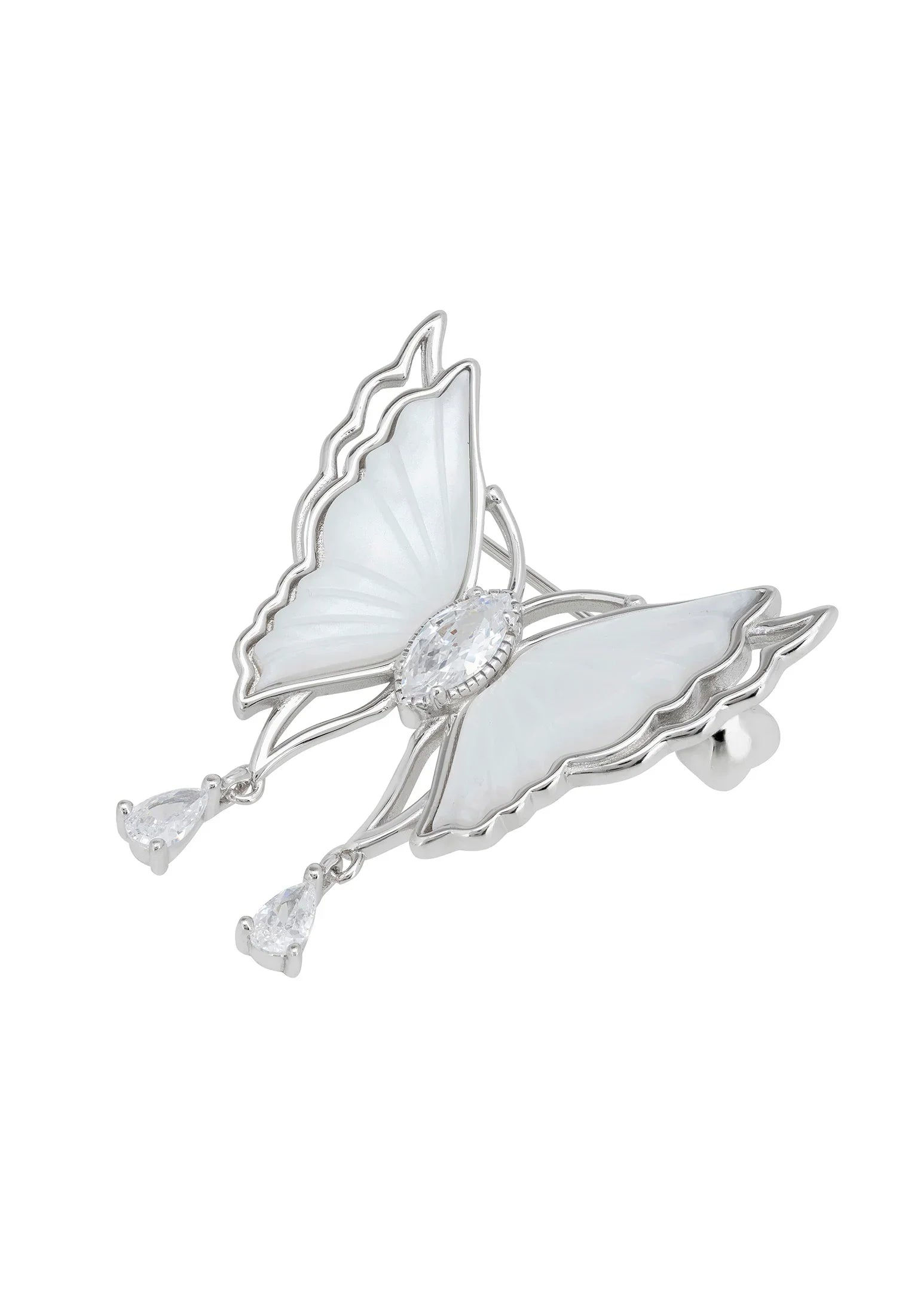 Butterfly Pearl Wing Brooch.
