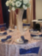 Elegant decorated table